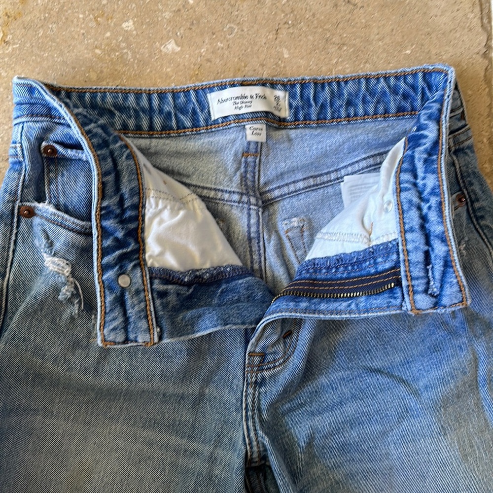 Abercrombie & Fitch Skinny Curve Love High Rise Jeans